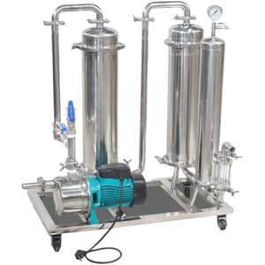 Máquina de Filtrado Automática de Acero Inoxidable con Triple Cartucho para Whisky, Vino Blanco y Licores, Máquinas de Purificación para Uso Comercial - Product Image 6