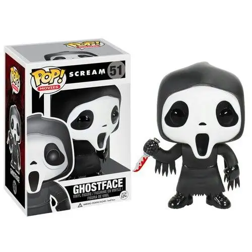 Funk Pop Model Scream Vinyl Collectible Toy #51 Ghostface Gift 10cm Action Figure