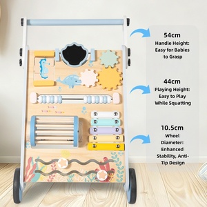 Jouet de <span class=keywords><strong>marche</strong></span> multifonctionnel scientifique en <span class=keywords><strong>bois</strong></span> pour bébés et tout-petits, sûr et éducatif, de haute qualité, pour l'apprentissage précoce des enfants - Product Image 4