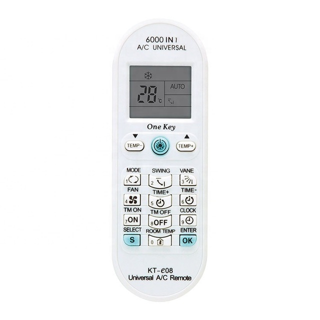 AC Remote Control Universal Remote Control for Air Conditioners 6000 in 1 KT-E08