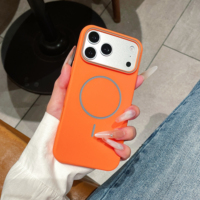 Casing HP Belakang TPU Lembut Anti-Sidik Jari dengan Cincin Magnetik Mewah untuk iPhone 18 PRO MAX Seri 17