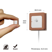 Antenne patch polarisée circulaire multi-bandes GPS/BDS/GLONASS MyAntenna M04-0101040R0A - Module intégré haute précision 18x18x4mm