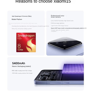 โทรศัพท์มือถือรุ่นใหม่ Xiaolong 8 Extreme Edition ร่วมพัฒนาโดย Leica หน้าจอ OLED ใช้ Xiaomi 15 - Product Image 4