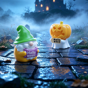Miniature Resin Landscape Sign-holding Mummy Dwarf Figurine Cute Little Beads DIY Decorative Accessories Halloween <b>Desk</b> <b>Ornament</b> - Product Image 4