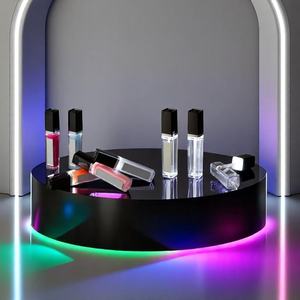 Tube de brillant à lèvres LED avec miroir, capacité de 9 ml, bouchon à vis, matière plastique - Product Image 2