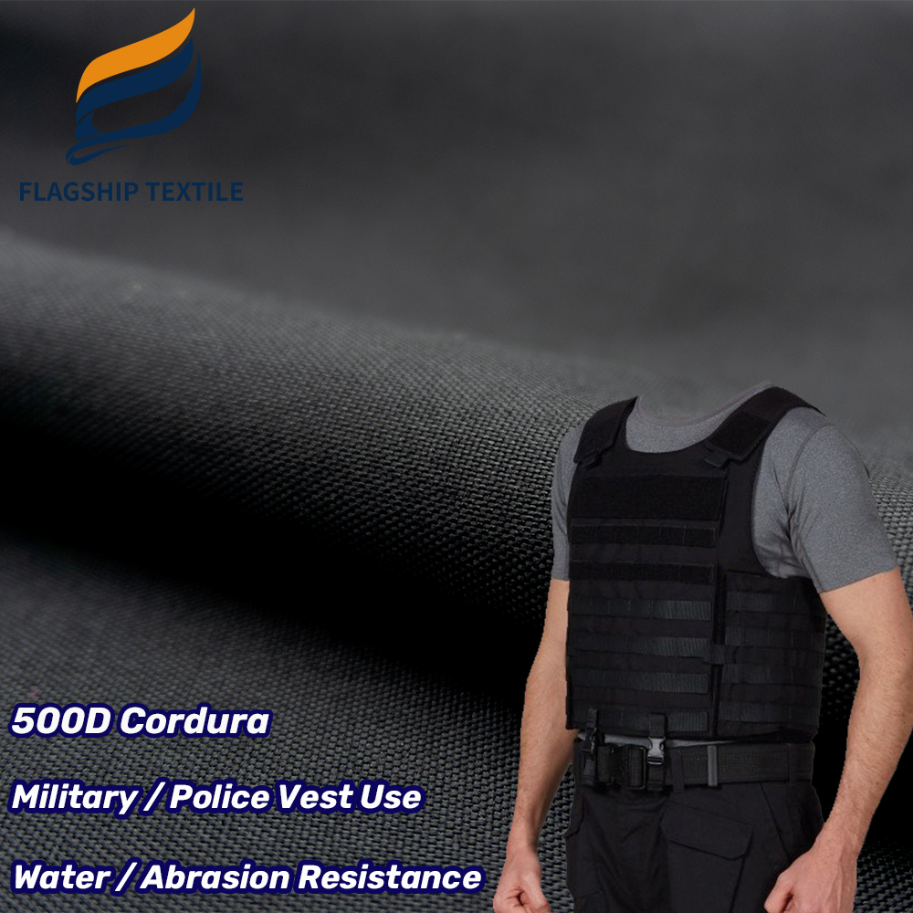 100% нейлоновая высокопрочная 500D Cordura ткань для тела баллистический жилет