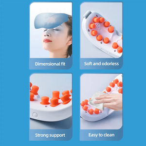 Masajeador de Ojos Inalámbrico Personalizable de Fábrica con Carga Tipo-C, Temporizador de 15 Minutos, Velocidad Ajustable, Amasamiento para Aliviar la Fatiga - Product Image 3