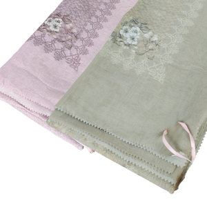 Hanako Series manga corta azul marino algodón Hijab bufanda elegante transpirable impresión Digital diseño musulmán mujeres primavera fresco étnico - Product Image 1