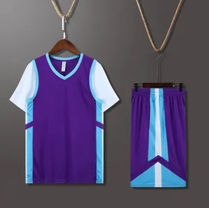 カスタムユーススクールブランクジャージーバスケットボールシャツデザイン2023 tシャツセット半袖バスケットボールジャージーセットユニフォーム