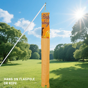 Decoración de Superficie para Ducto de Aire con Diseño de Calabaza de Acción de Gracias de 30*45CM, con 6 Tiras de Gráficos Impresos Digitalmente de 5*60CM - Product Image 4