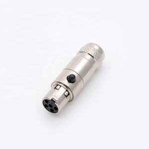 迷你机炮XLR电缆连接器全铜3 4 5 6 7针xlr母插头线连接器迷你航空连接器 - Product Image 4