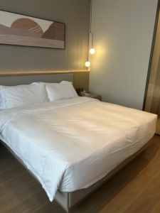Tongli Custom King Size Set di mobili da camera da letto moderno High-End <span class=keywords><strong>4</strong></span> stelle stile Hotel ecologico per uso appartamento - Product Image 2
