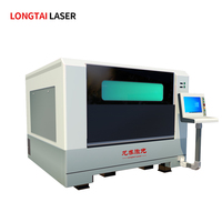 Machine de découpe laser à fibre fermée 2KW 3KW 6KW1390 1610 1313 1530-Découpe à grande vitesse pour l'aluminium et l'acier au carbone