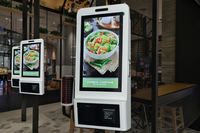Kiosque de paiement interactif en libre-service de 21.5 pouces Kiosque à écran tactile automatique Kiosque de commande automatique dans le restaurant