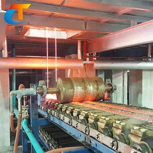 Industrial PLC Automatic Gas Sodiumsilicate Kiln untuk Natrium Metasilicate