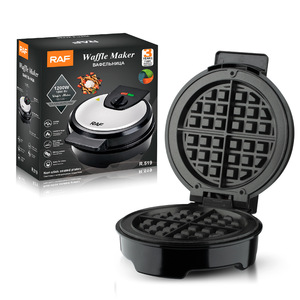 Electrodoméstico de Cocina de Primera Marca RAF 2026, Máquina para Hacer Waffles y Sándwiches Redondos Antiadherentes, Desayunador Nutritivo - Product Image 2