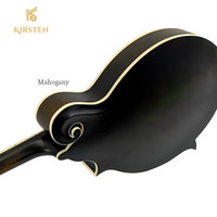 Mandoline professionnelle de haute qualité, style F, avec table en épicéa massif, dos en acajou, finition mate, pour étudiants débutants