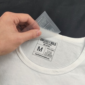 Etiqueta Transfer <span class=keywords><strong>para</strong></span> Cuello con Logo Personalizado por Transferencia de Calor <span class=keywords><strong>para</strong></span> Ropa, Etiqueta de Cuello Personalizada <span class=keywords><strong>para</strong></span> Camisa, Etiqueta de Talla - Product Image 6