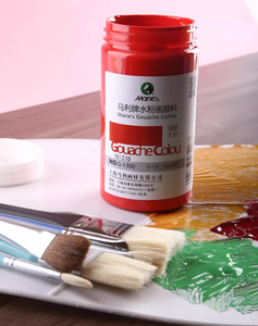 Marley G1300 Grand Pigment publicitaire en conserve blanc 300ml <span class=keywords><strong>Gouache</strong></span> concentrée jaune citron pour papier Art Student Set dédié - Product Image 5