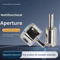 Tête d'ouverture de trou pour verre à tige hexagonale en carbure, poinçon diamanté multifonction pour carrelage et foret à maçonnerie, diamètre de la tige de 6 à 200 mm
