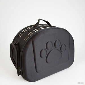 Şeffaf çok delikli nefes kedi sırt çantası moda katlanabilir köpekler için katlanabilir seyahat özelliği ile evcil hayvan taşıyıcı - Product Image 3