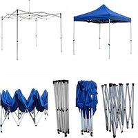 Carpa Plegable Tipo Toldo 3x3 10x10, Carpa para Jardín