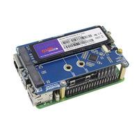 Carte d'extension NVME PCIE double canal Raspberry Pi 5, adaptateur PCIE vers M.2 2280 SSD pour disque dur