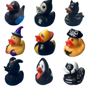 Juguetes de Baño de Goma con Forma de Pato de PVC Impresos en Masa Personalizados, Estilos Variados y Aleatorios, con Diseños de Patrones - Product Image 5