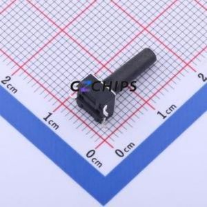 TS-1095PS-A18B3-C3D2 Tactile Switch SMD-4P,6x6mm Switch Single Pole Single Throw Round Button 2.5N Vertical Mount - Product Image 2