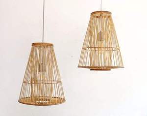 Nueva Linterna de Bambú Natural Hecha a Mano, Lámpara de Bambú con Asas, al Precio de Fábrica, Linterna Decorativa, Lámpara - Product Image 2