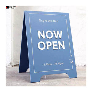 แผ่นป้าย PVC และเหล็กใช้ซ้ำได้สำหรับร้านค้าป้ายแสดงสินค้ากลางแจ้ง - Product Image 5