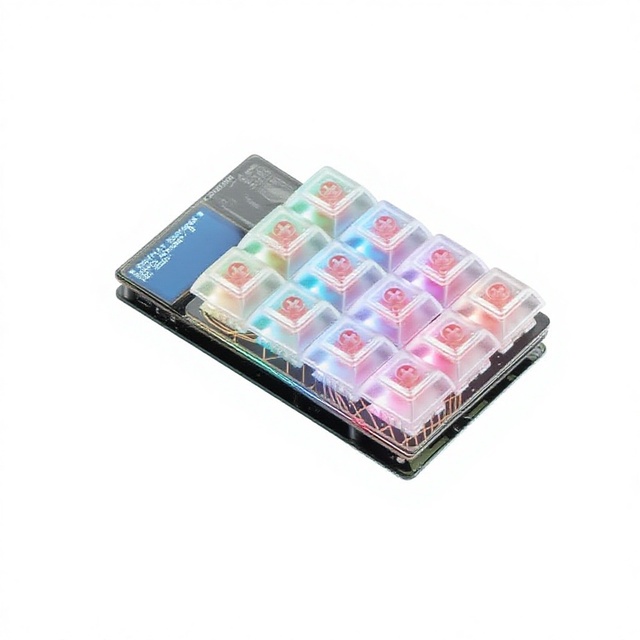 MacroPad RP2040 5128 Starter Kit RP2040 Microcontroller 3x4 Keys Encoder OLED