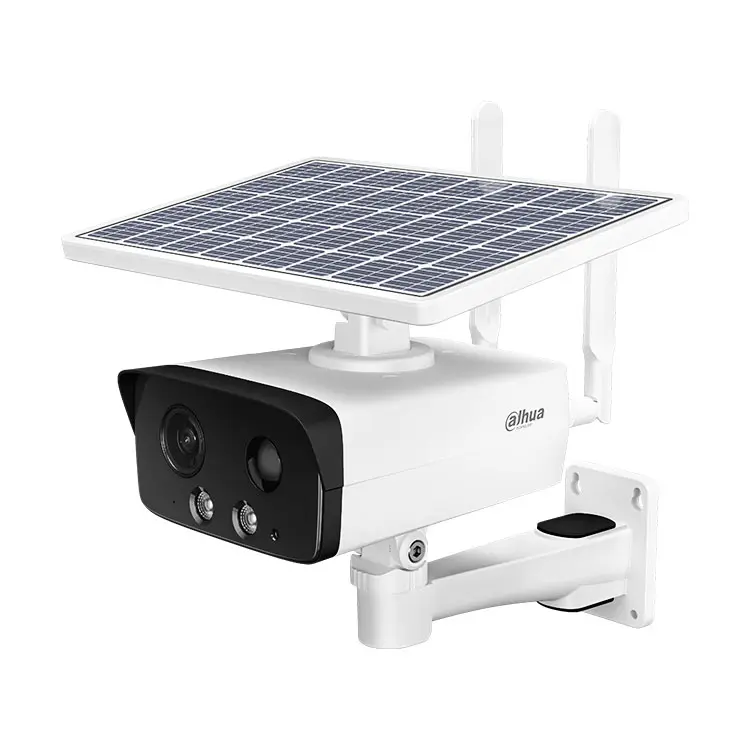 Dahua Solar Powered Security Camera System, Sound and Light Alarm Outdoor solar camera with 4G Sim Card