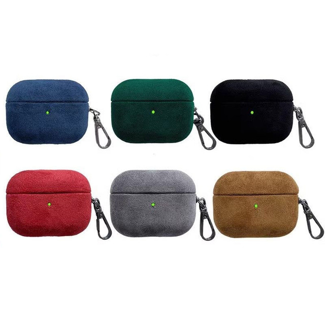 Italian Suede Leather Case for Airpods Pro 2 for Airpods Pro 3 4 3 Case Luxury Artificial Leather All Inclusive