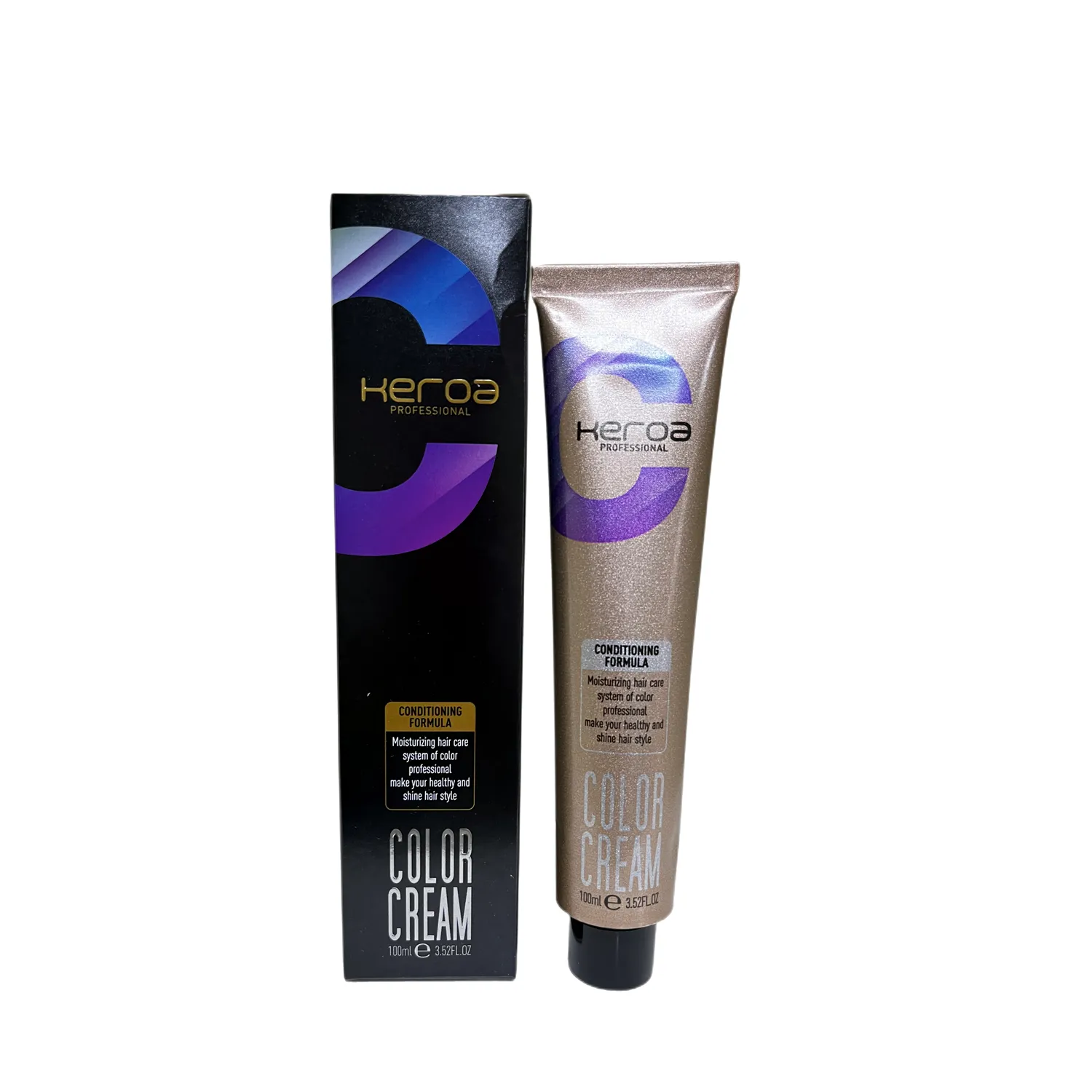 Factory Private Label 52 Hair Color Cream Hair Dye for Professional