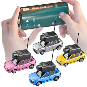 รถบังคับวิทยุขนาดเล็ก 1:64 พร้อมกล้อง FPV ความละเอียด 720P HD ระบบควบคุมผ่านแอพ 2.4GHz 4 ช่องสัญญาณ รถ SUV สำหรับเล่นในร่มและกลางแจ้ง สาย USB สำหรับผู้เชี่ยวชาญ - Product Image 1