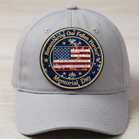 Écussons brodés du drapeau américain pour le Memorial Day – Thermocollants ou à coudre, badges patriotiques à thème militaire pour vestes, chapeaux, sacs