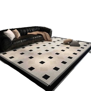 Alfombra con diseño abstracto, rectangular, de fibra de poliéster, para sala de estar, dormitorio, estudio, decoración del hogar, alfombra de cobertura total para interiores - Product Image 5