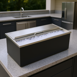 Nevera Portátil de Acero Inoxidable Vevor, 36L x 18W x 14H, para Uso Comercial en Cocina y Exteriores - Product Image 2