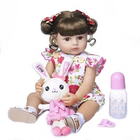Poupées Reborn à prix abordable, 55 cm, adorables poupées Reborn bébé, corps entier en silicone, simulation réaliste, jouets poupées Reborn fille
