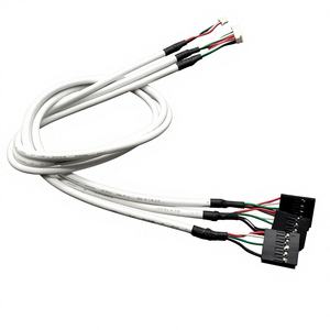 สายเคเบิลอะแดปเตอร์ OEM Amp Tyco Molex พร้อมขั้วต่อ สายไฟหุ้มฉนวนทองแดงเคลือบดีบุก ความยาว 200 มม. มาตรฐาน IP44 - Product Image 1