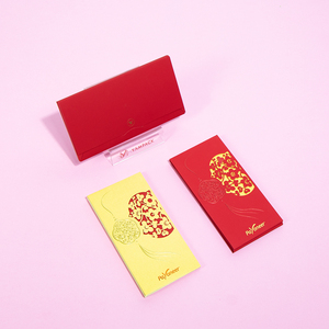Pacchetto di lusso di alta qualità di capodanno cinese foil hot stamping lucky paper money red packs - Product Image 1