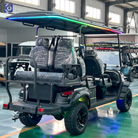 Voiturette de golf électrique CAMP à 6 places, tout-terrain, pour les centres de villégiature et les clubs