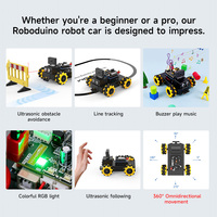 Yahboom Roboduino V2 STEM inteligente evitación de obstáculos Robot coche con cámara WiFi para programación DIY educación