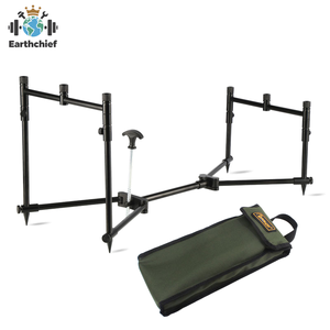 Nuevo Soporte Portátil <span class=keywords><strong>Mini</strong></span> de Aleación de Aluminio para Cañas de Pescar, Plegable, Accesorio para Pesca en Lagos y Ríos - Product Image 1