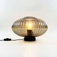 Lampe de table en verre créative de haute qualité, design nordique, pour salon, chambre à coucher, chevet, éclairage moderne, simple et décoratif