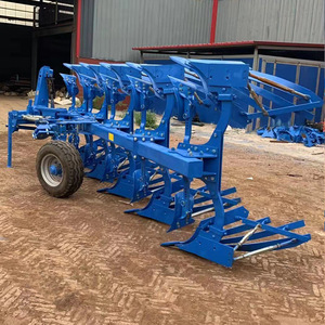 Arado Reversible Hidráulico Azul, Equipo de Labranza Agrícola para Uso con Tractor, Alta Productividad - Product Image 1