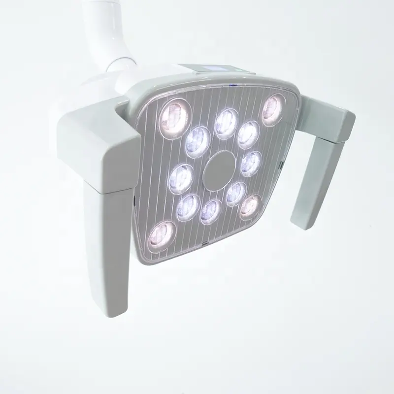 Luz LED dental conmutada por sensor para unidad de sillón dental Luz LED dental de 12 bombillas