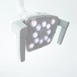 Lumière LED dentaire à capteur pour unité de fauteuil dentaire Lumière LED dentaire à 12 ampoules