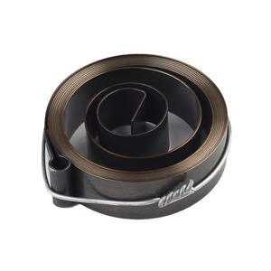 Bobine à ressort spiralé 0,7x19x1800mm, anneau extérieur, crochet intérieur pour machine de perçage, ressort de compression en acier noir - Product Image 2